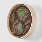 Horloge Vierge & Chien de Terre (Angle)