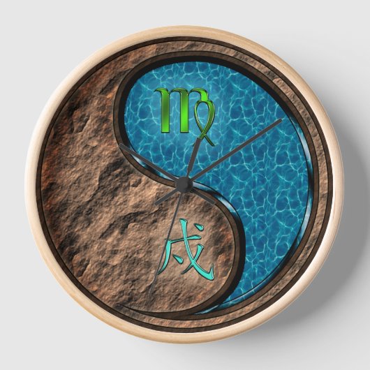 Horloge Vierge & Chien d'Eau (Recto)