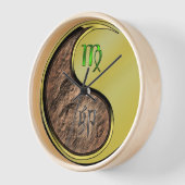 Horloge Vierge & Lapin de Métal (Angle)