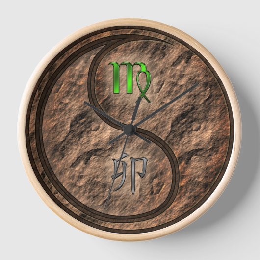 Horloge Vierge & Lapin de Terre (Recto)