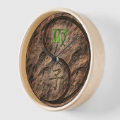 Horloge Vierge & Rat de Terre (Angle)