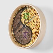 Horloge Vierge & Sanglier de Feu (Angle)