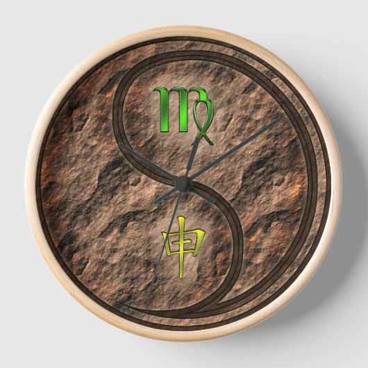 Horloge Vierge & Singe de Terre (Recto)