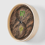Horloge Vierge & Singe de Terre (Angle)