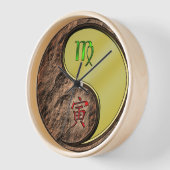 Horloge Vierge & Tigre de Métal (Angle)