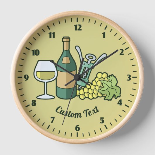 Horloge Vin blanc (Recto)