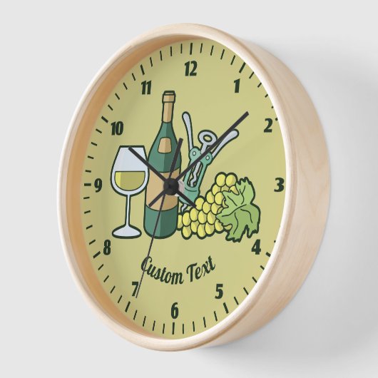 Horloge Vin blanc (Angle)