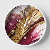 Horloge Vin mousseux Abstrait ID1018 (Recto)