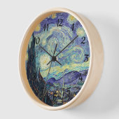 Horloge Vincent Van Gogh/ La Nuit étoilée (Angle)