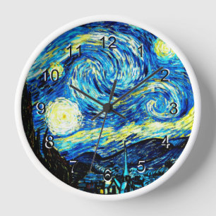 Horloge Vincent van Gogh peinture, Starry Night