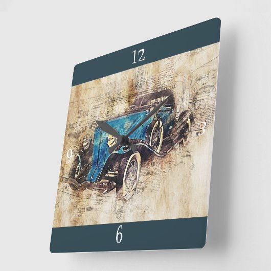 Horloge vintage classique (Angle)