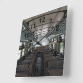 horloge vintage d'autobus (Angle)
