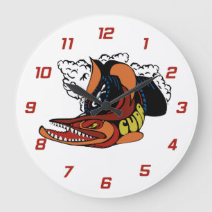 Horloge vintage de conception de barracuda