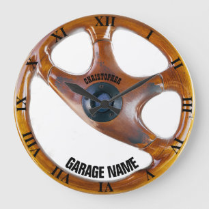 Horloge vintage de propriétaire de garage de