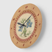 Horloge vintage de violettes (Angle)