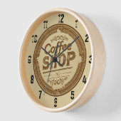 Horloge vintage du café (Angle)