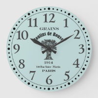 Horloge vintage du café de cuisine française