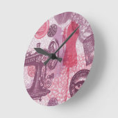 Horloge vintage du mur de couture (Angle)