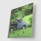 Horloge vintage du mur du camion (Angle)