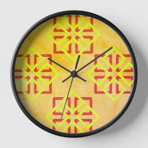 Horloge Vintage et jaune doré