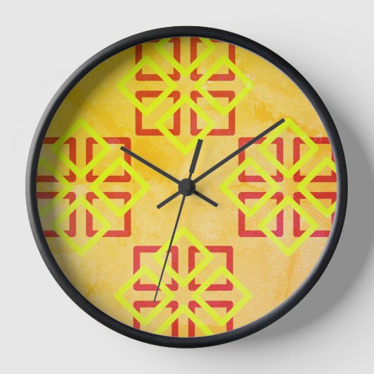Horloge Vintage et jaune doré (Recto)