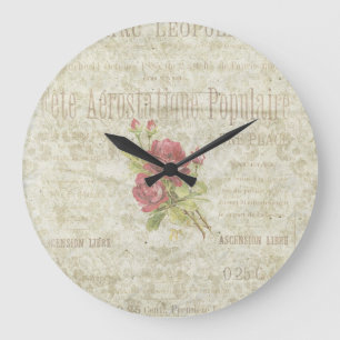 Horloge vintage Florale