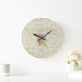 Horloge vintage Florale (Maison)