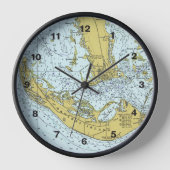 Horloge Vintage map (Recto)
