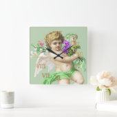 Horloge vintage Numéros romains Cherub Green (Maison)