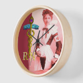 Horloge VINTAGE NURSE et Gold Caduceus (Angle)