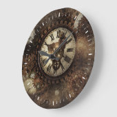 Horloge vintage Steampunk (Angle)