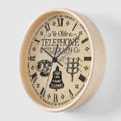 Horloge Vintage Telephone (Angle)
