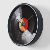 Horloge Vinyl Record Wall Clock (Angle)