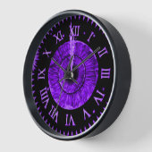 Horloge Violet de Minuit (Angle)