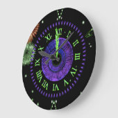 Horloge Violet de Minuit (Angle)