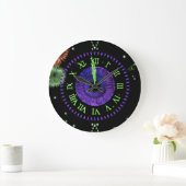 Horloge Violet de Minuit (Maison)