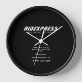 Horloge Voiture, Noir (Recto)