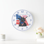 Horloge "VOTE" Scottish Terrier (Maison)
