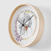 Horloge Votre voix compte (Angle)
