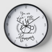 Horloge vous êtes une maman formidable (Recto)