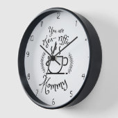 Horloge vous êtes une maman formidable (Angle)