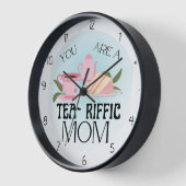 Horloge vous êtes une maman formidable (Angle)