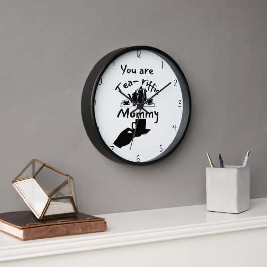 Horloge vous êtes une maman formidable (Bureau)