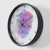 Horloge vous êtes une maman formidable (Angle)