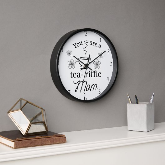 Horloge vous êtes une maman formidable (Bureau)