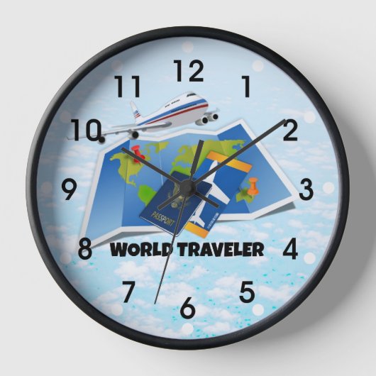 Horloge Voyageur du monde (Recto)