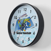 Horloge Voyageur du monde (Angle)