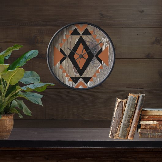 Horloge Wanduhr Boho Style Acryl