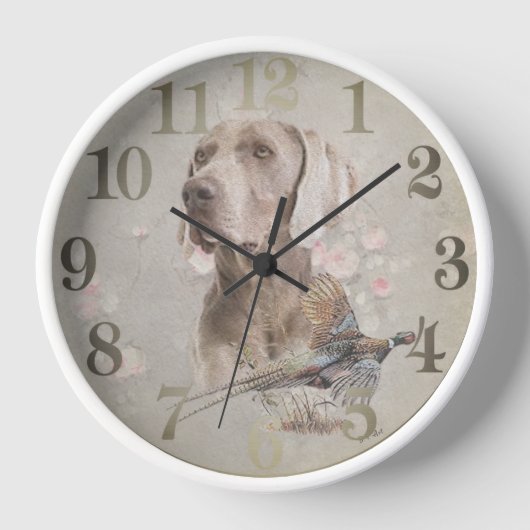Horloge Weimaraner (Recto)