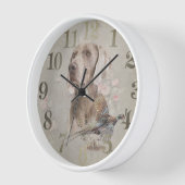 Horloge Weimaraner (Angle)